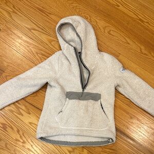 Cozy Cream North Face Hoodie